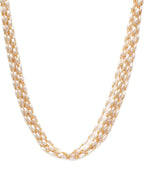 Layered Pearl Neckpiece (Gold) - Ruby Raang | Grocsy