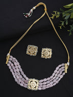 Kundan Choker With Studs - Ruby Raang | Grocsy