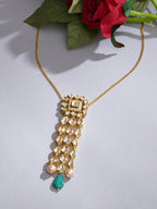 Kundan Necklace (Gold) - Ruby Raang | Grocsy