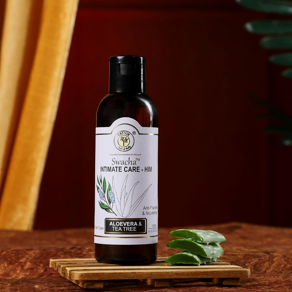 Tatvik Ayurveda Swacha Intimate Care Him (Aloevera & Tea Tree) | Grocsy