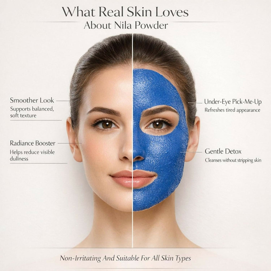 Bare Alpha Moroccan Nila Powder – 100% Natural Indigo Blue Powder | Grocsy