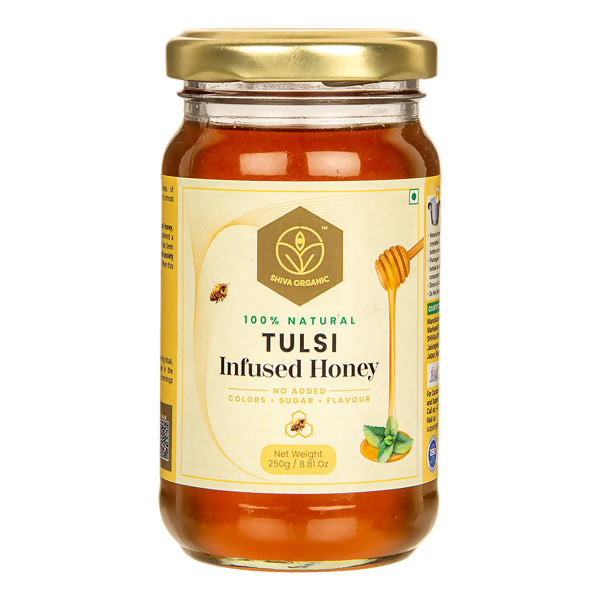 Shiva Organic Tulsi Infused Honey | Grocsy