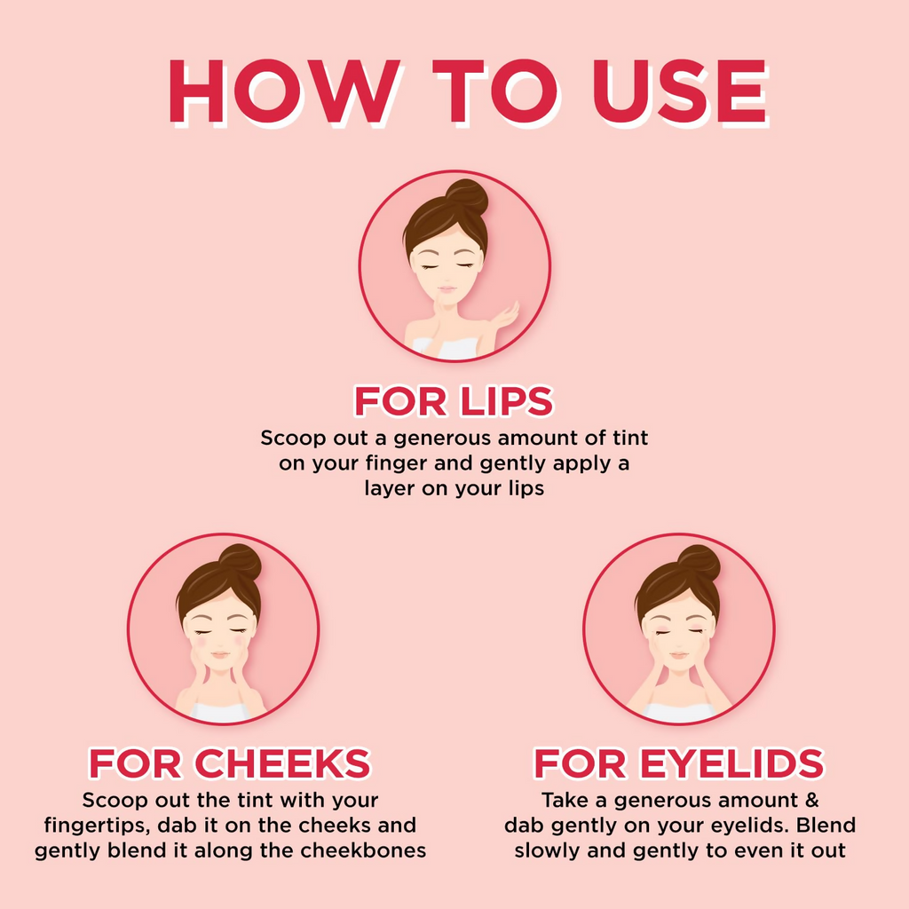 Enn Beauty Pout Lip, Cheek Tint With SPF 10 With Jojoba & Avocado Oil - Passion Pink | Grocsy