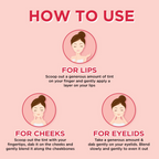 Enn Beauty Pout Lip, Cheek Tint With SPF 10 With Jojoba & Avocado Oil - Passion Pink | Grocsy