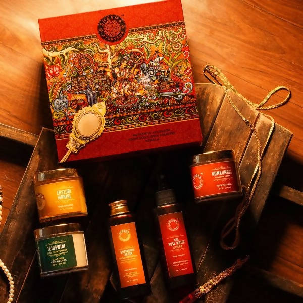 Shesha Ayurveda Kumkumadi Skin Brightening Kit | Grocsy