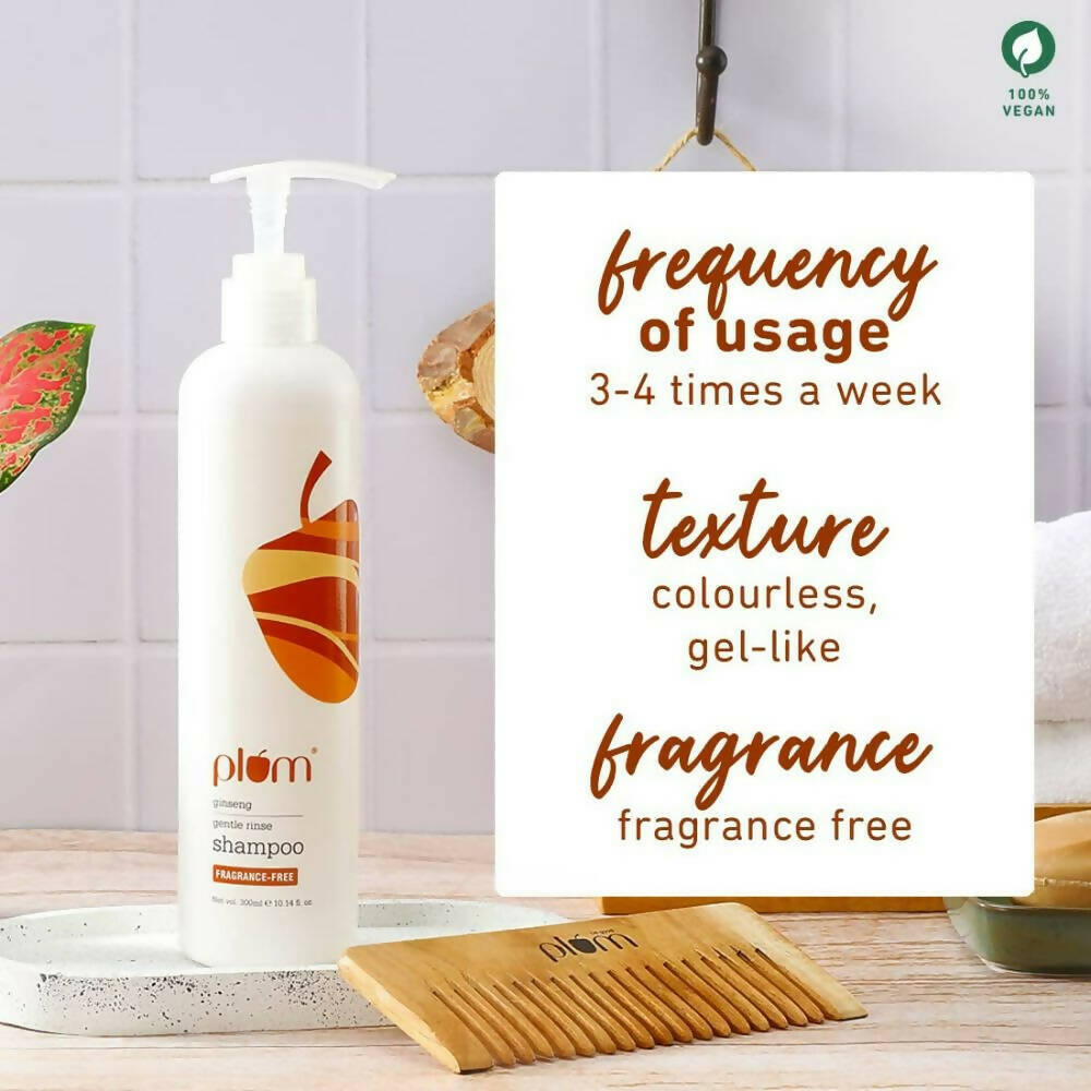 Plum Ginseng Gentle Rinse Shampoo | Grocsy
