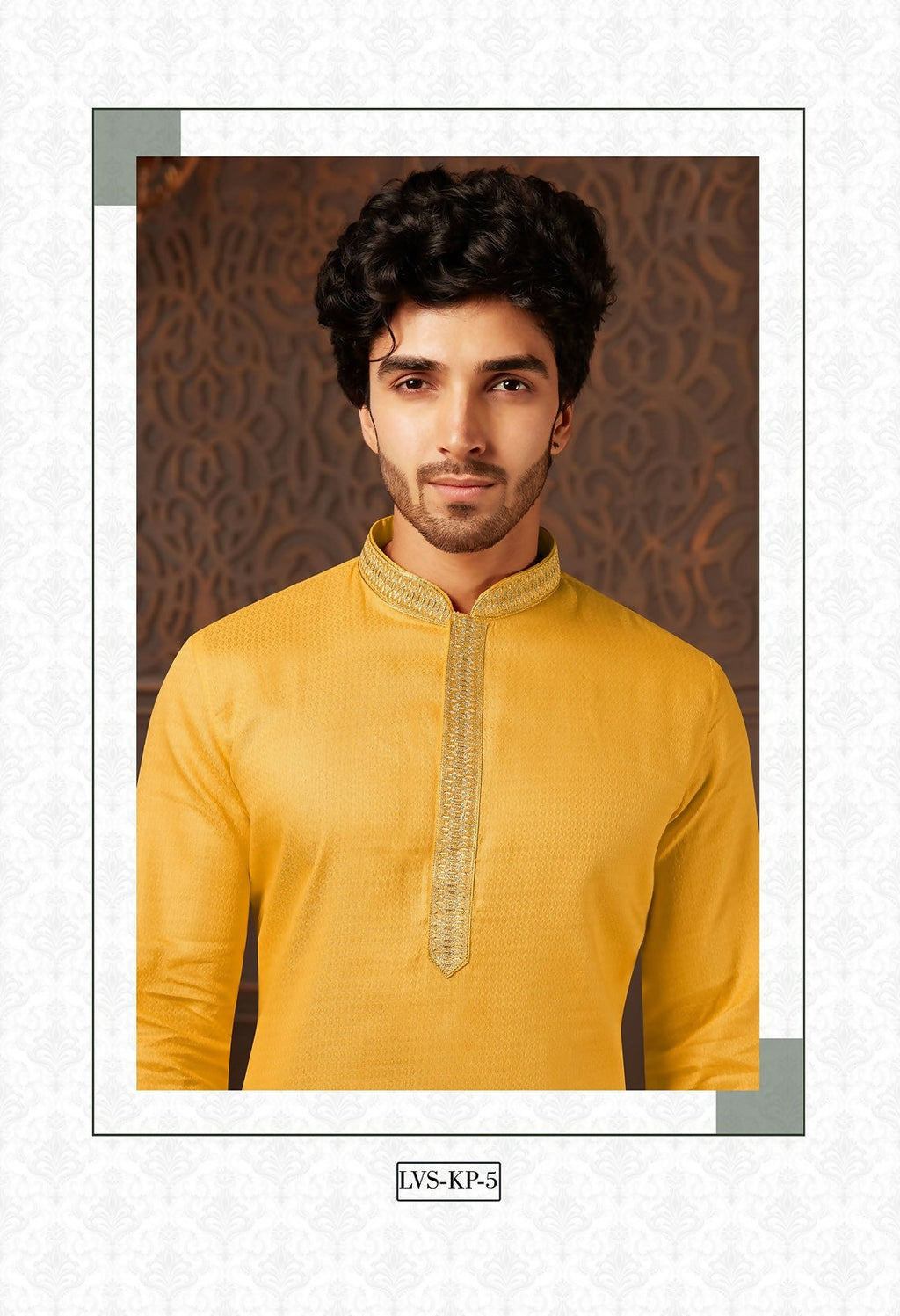 Joban Fashion Musturd Cotton Kurta Pyjama | Grocsy