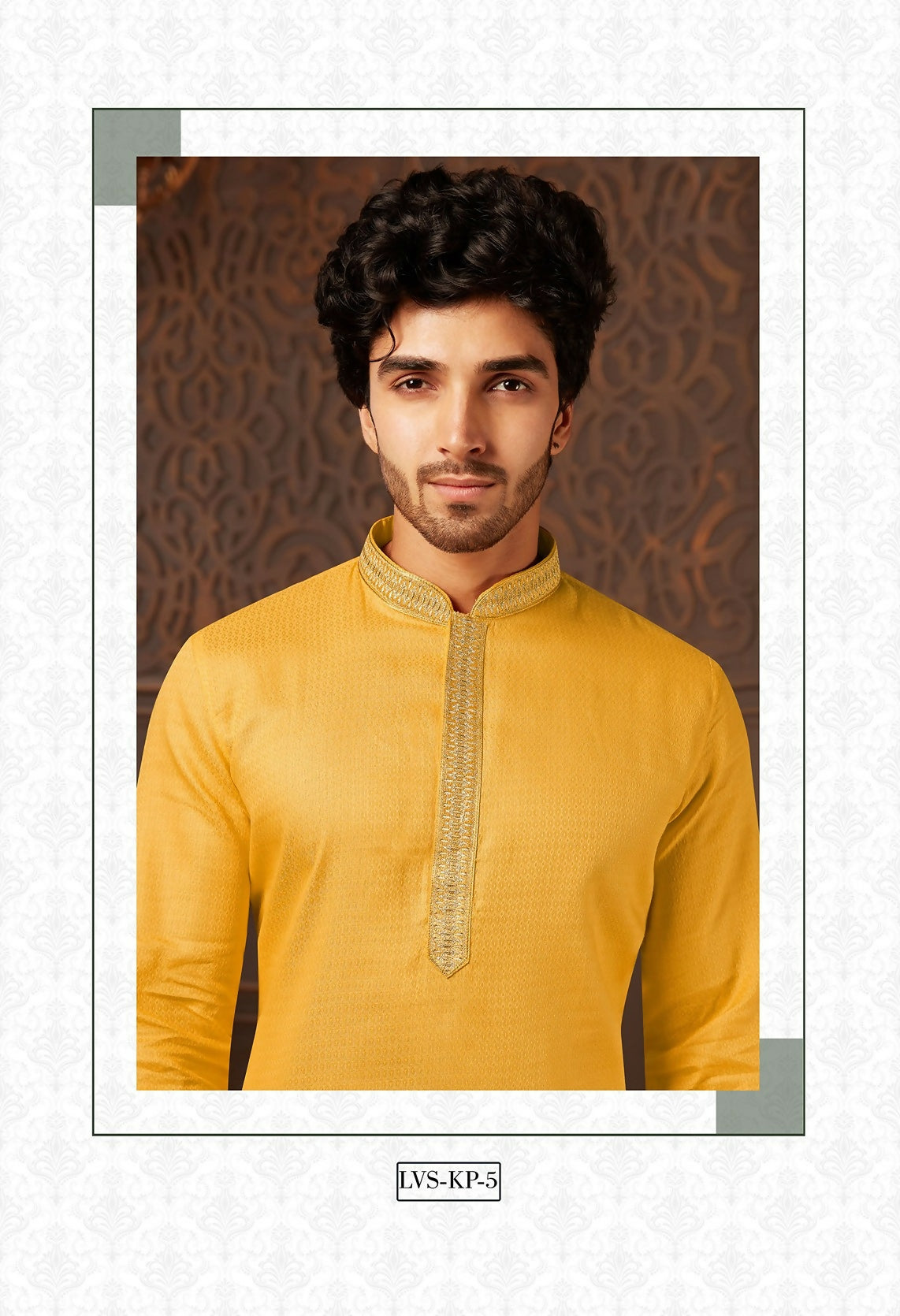 Joban Fashion Musturd Cotton Kurta Pyjama | Grocsy