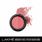 Lakme Absolute Face Stylist Blush Duos - Rose Blush | Grocsy