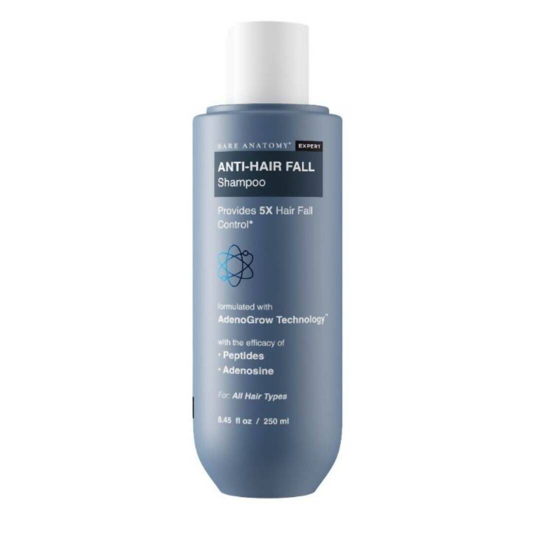 Bare Anatomy Expert Anti-Hair Fall Shampoo 5X Hairfall Control, Cleanses Scalp, Nourishes Thin Hair Strands | Grocsy