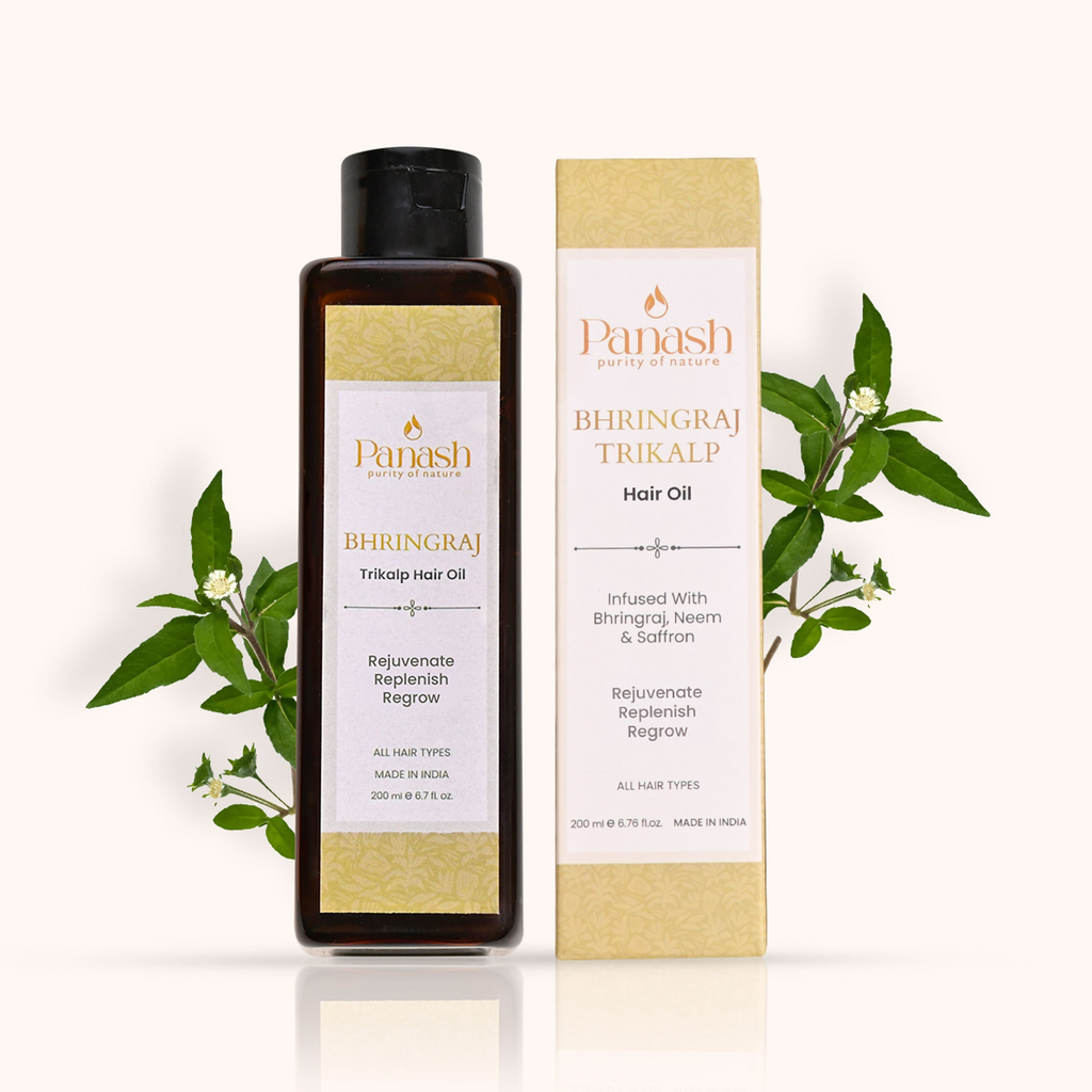 Panash Bhringraj Trikalp Hair Oil | Grocsy
