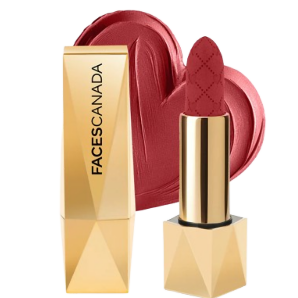 Faces Canada Comfy Silk Obsession Lipstick - Dramatic Rust 11 | Grocsy
