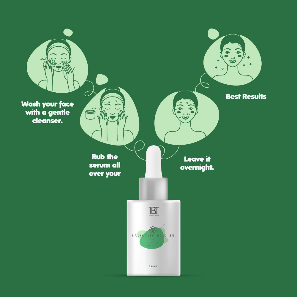 The Body Temple 2% Salicylic Acid Face Serum | Grocsy