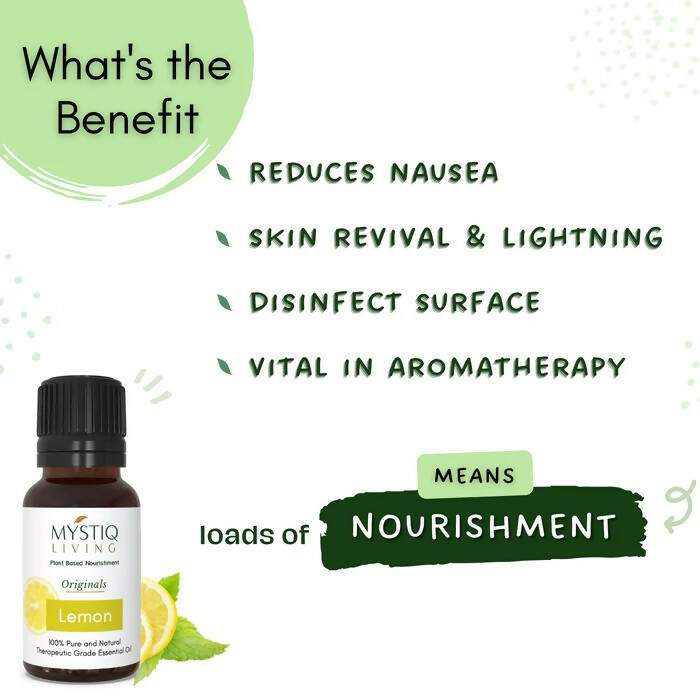 Mystiq Living Originals Lemon Essential Oil | Grocsy