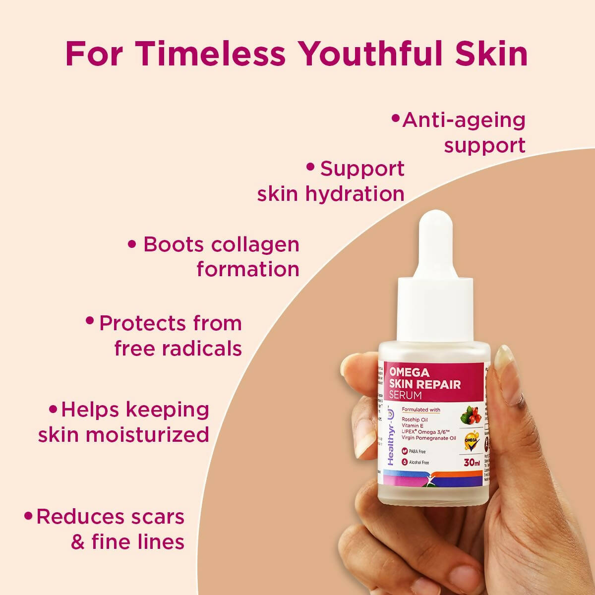Healthyr-U Omega Skin Repair Face Serum | Grocsy