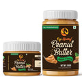 Oye Healthy! Peanut Butter Natural Creamy - Combo Pack of 2 ( 850gm + 340gm ) | Grocsy