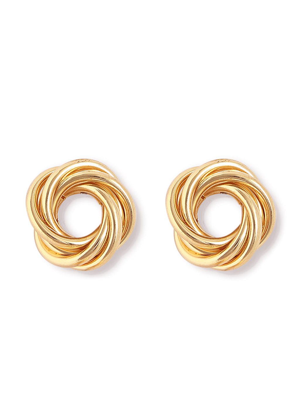 Gold-Polished Alloy Set Of 6 Designer Earrings - The Pari