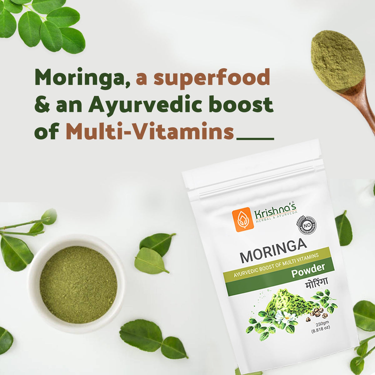 Krishna'S Herbal & Ayurveda Moringa Powder | Grocsy