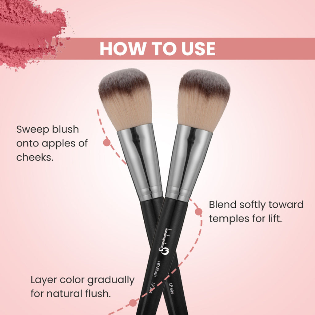 London Prime HD Blush Brush-LP304 ( Formerly London Pride Cosmetics ) | Grocsy