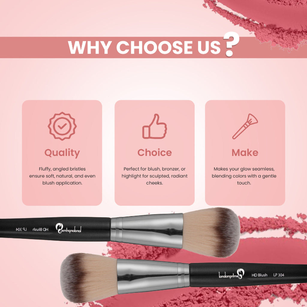London Prime HD Blush Brush-LP304 ( Formerly London Pride Cosmetics ) | Grocsy