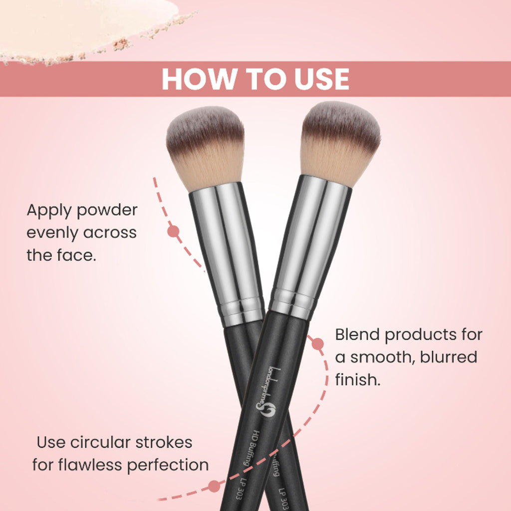 London Prime HD Buffing Brush-LP303 ( Formerly London Pride Cosmetics ) | Grocsy
