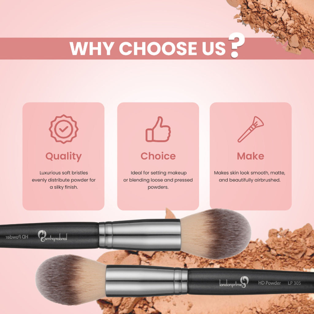 London Prime HD Powder Brush-LP305 ( Formerly London Pride Cosmetics ) | Grocsy