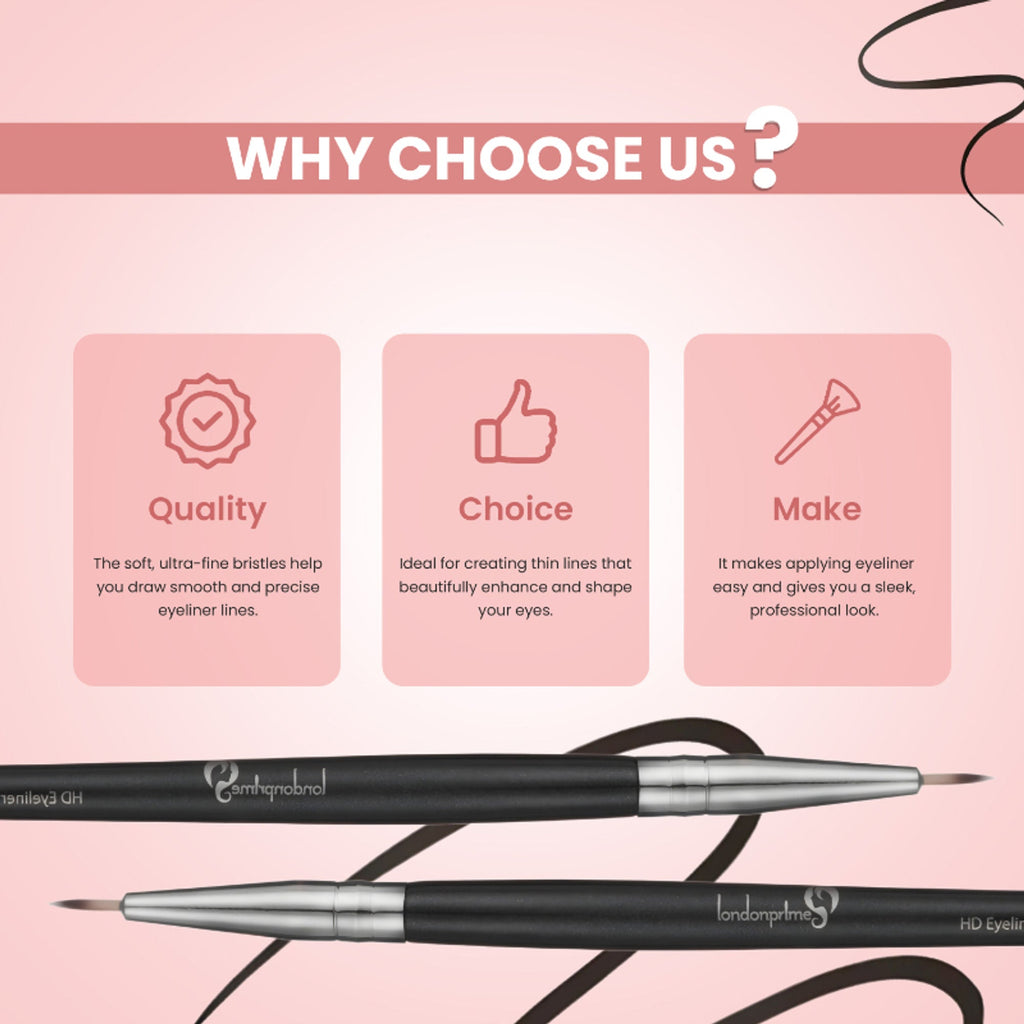London Prime HD Eyeliner Brush-LP312 ( Formerly London Pride Cosmetics ) | Grocsy