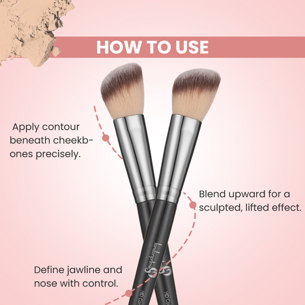 London Prime HD Contour Brush-LP308 ( Formerly London Pride Cosmetics ) | Grocsy