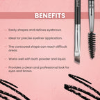 London Prime HD Brow And Angular Brush-LP313 ( Formerly London Pride Cosmetics ) | Grocsy