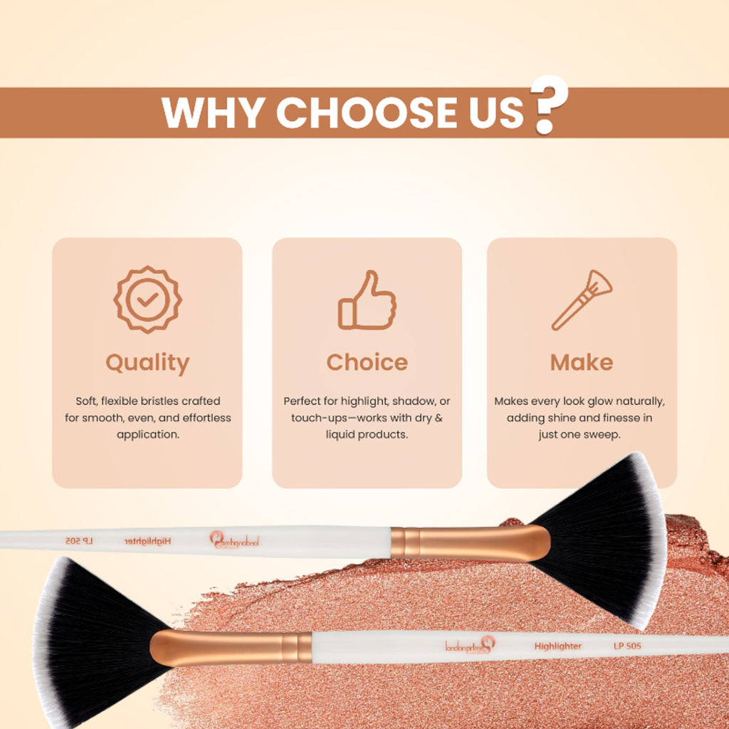 London Prime Cosmetics GS Highlighter Brush | Grocsy