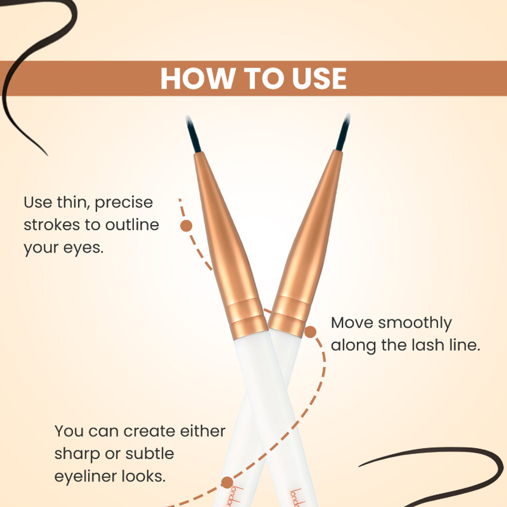 London Prime Gs Eyeliner Brush | Grocsy