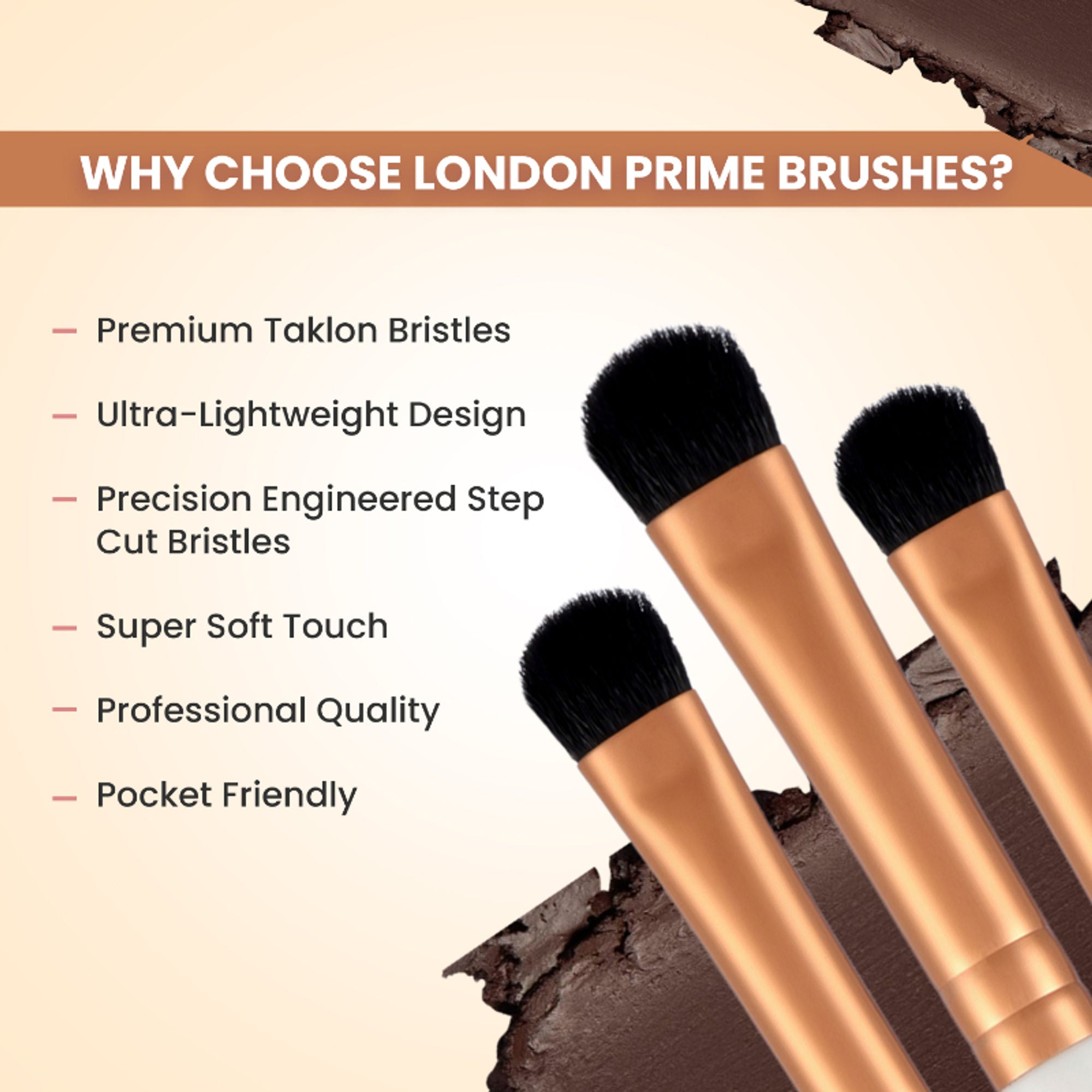 London Prime Gs Small Eye Shadow Brush | Grocsy