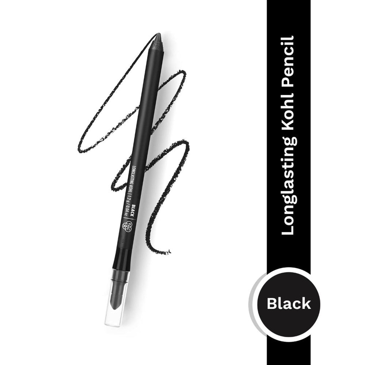PAC Studio Longlasting Kohl Pencil - Black | Grocsy