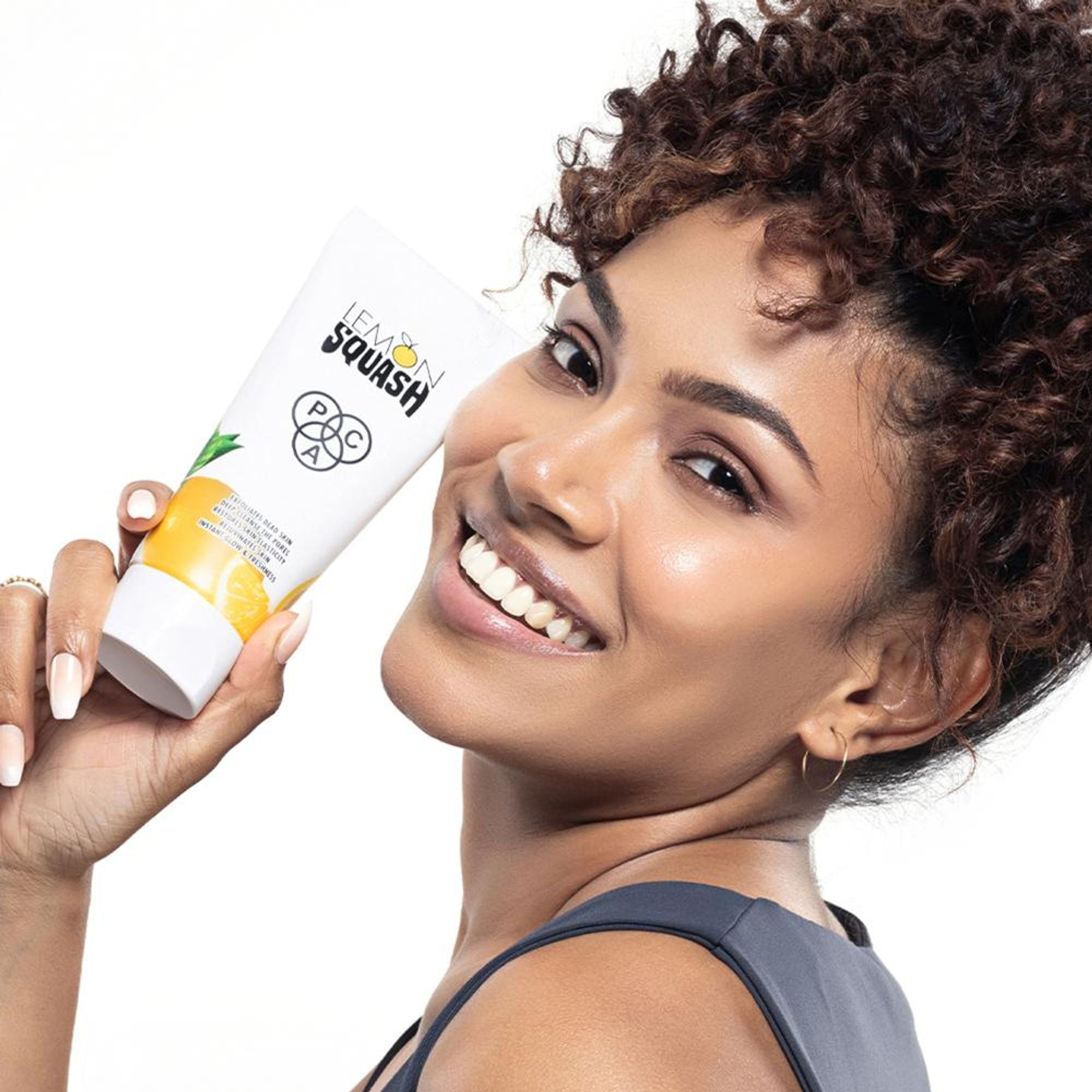 PAC Studio Lemon Squash Exfoliator - Gentle Lightweight Exfoliater, Unclogs Pores, Adds Instant Freshness | Grocsy