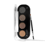 PAC Studio Eyebrow Definer Palette 4 colors - Fine Powder Formula With 2-in-1 Angled Spoolie Brush | Grocsy