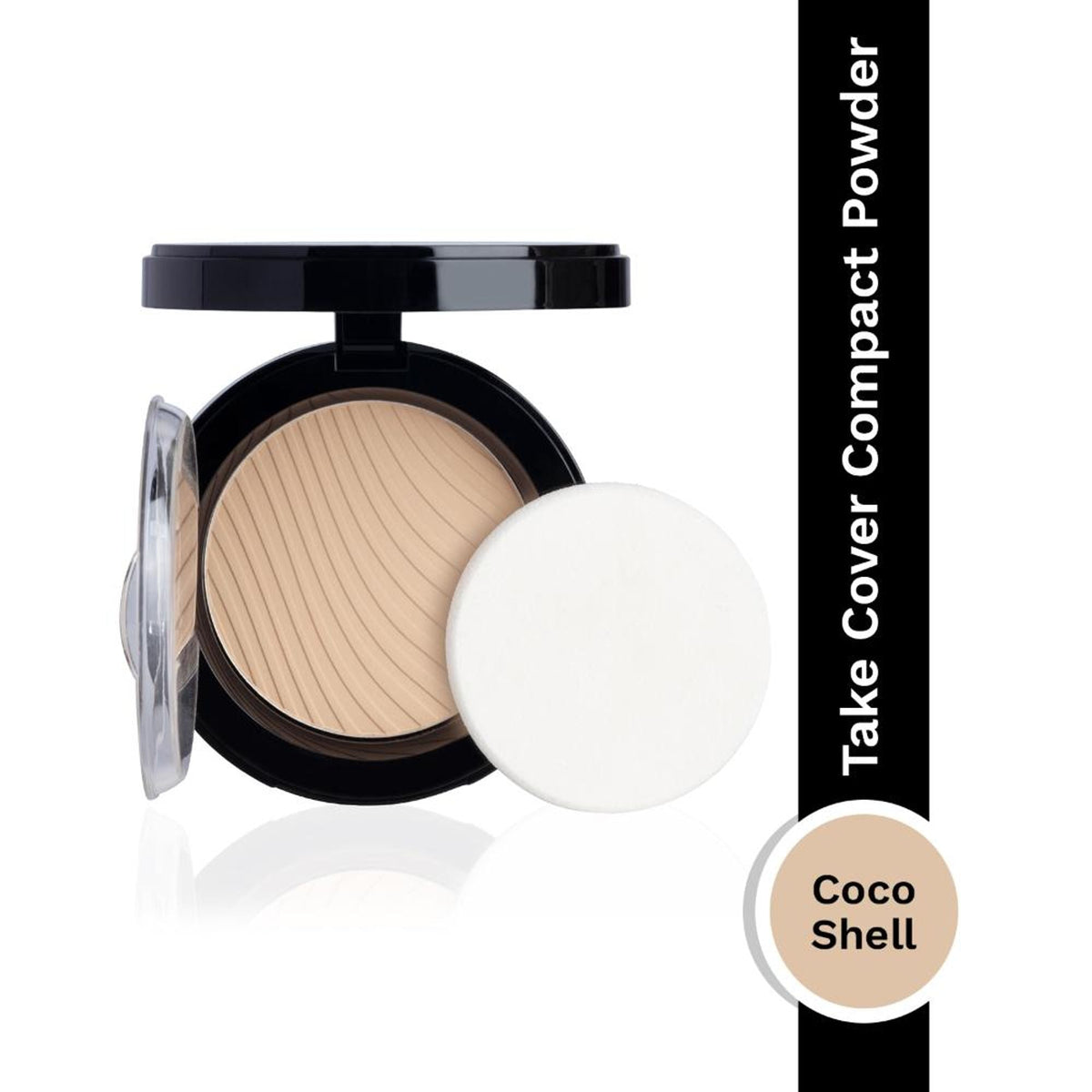 PAC Studio Take Cover Compact Powder - 08 coco Shell | Grocsy