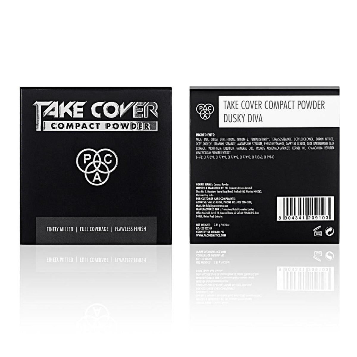 PAC Studio Take Cover Compact Powder - 15 dusky Diva | Grocsy