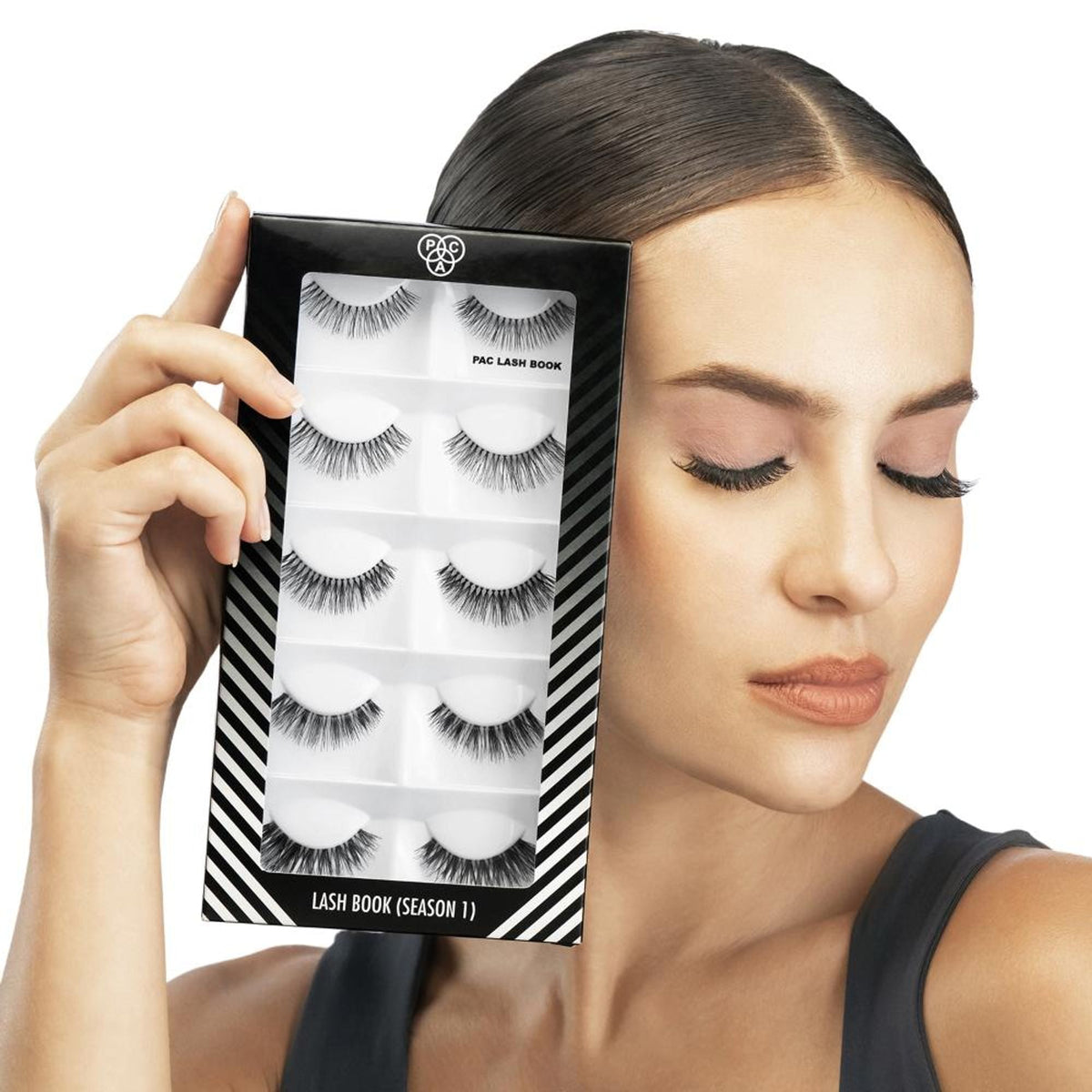 PAC Studio Lash Book Season 1 - Mix of Natural & Bold Lashes, Reusable up to 12X, Lightweight All-Day Wear | Grocsy