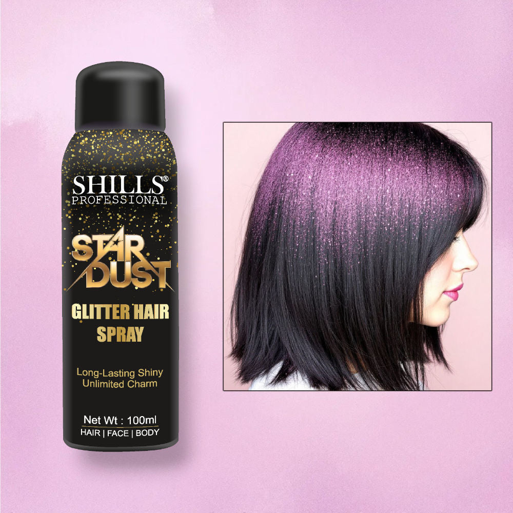Shills Professional Star Dust Glitter Spray Pink | Grocsy