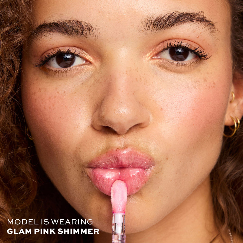 Makeup Revolution Pout Lip Oil - Pink Shimmer | Grocsy