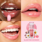 Makeup Revolution Pout Lip Oil - Pink Shimmer | Grocsy