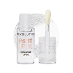 Makeup Revolution Pout Lip Oil - Lychee Clear | Grocsy