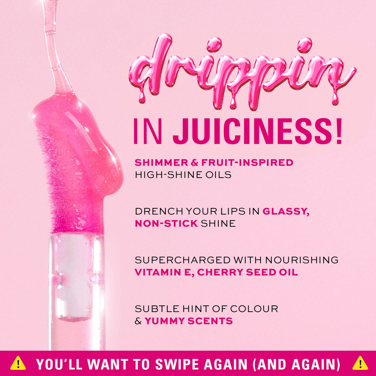 Makeup Revolution Pout Lip Oil - Lychee Clear | Grocsy