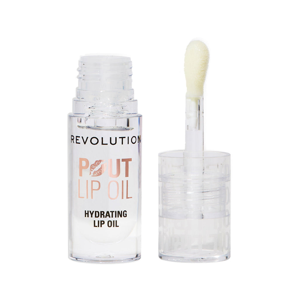 Makeup Revolution Pout Lip Oil - Lychee Clear | Grocsy