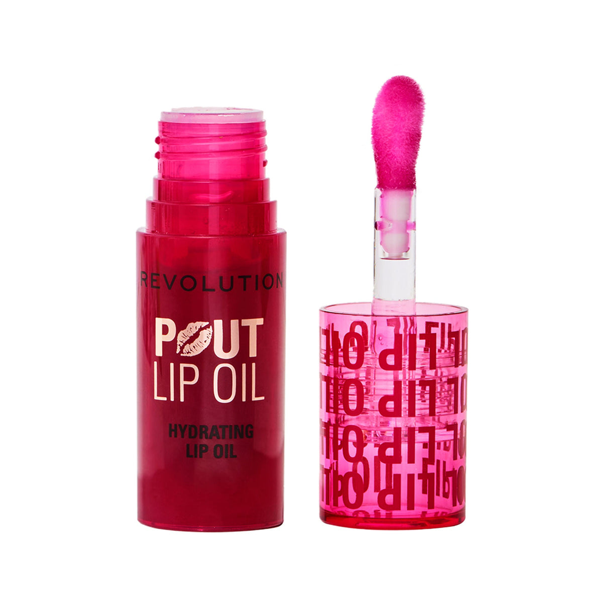 Makeup Revolution Pout Lip Oil - Cherry Red | Grocsy