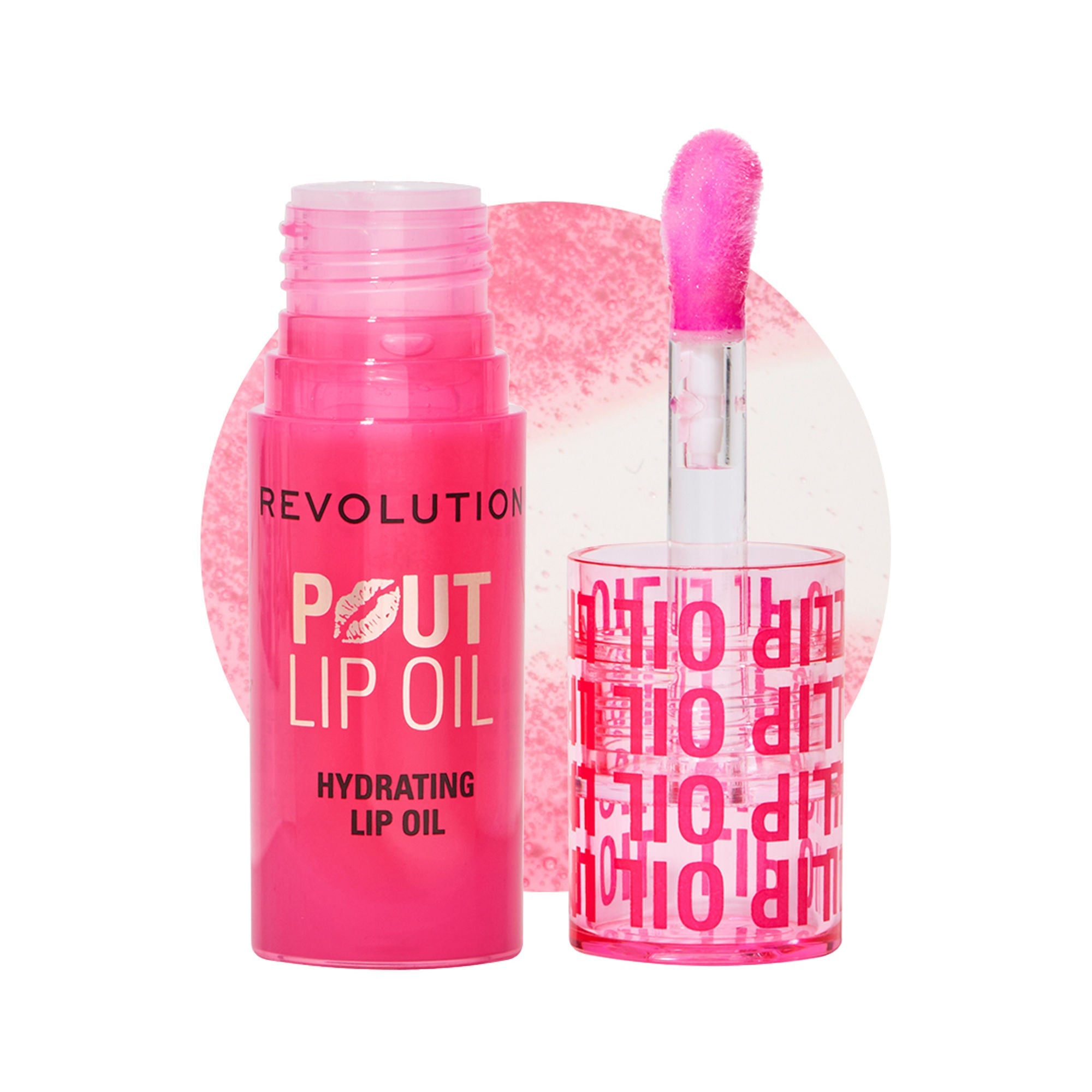 Makeup Revolution Pout Lip Oil - Watermelon Pink | Grocsy