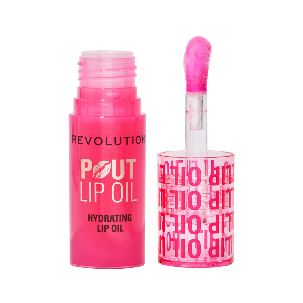 Makeup Revolution Pout Lip Oil - Watermelon Pink | Grocsy