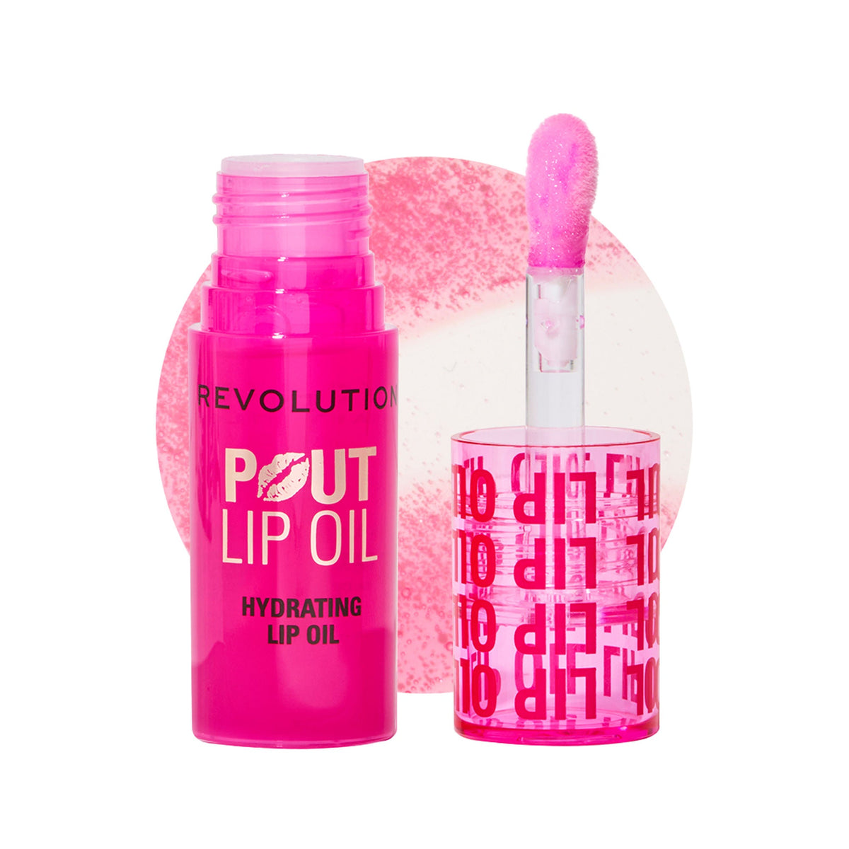 Makeup Revolution Pout Lip Oil - Raspberry Pink | Grocsy