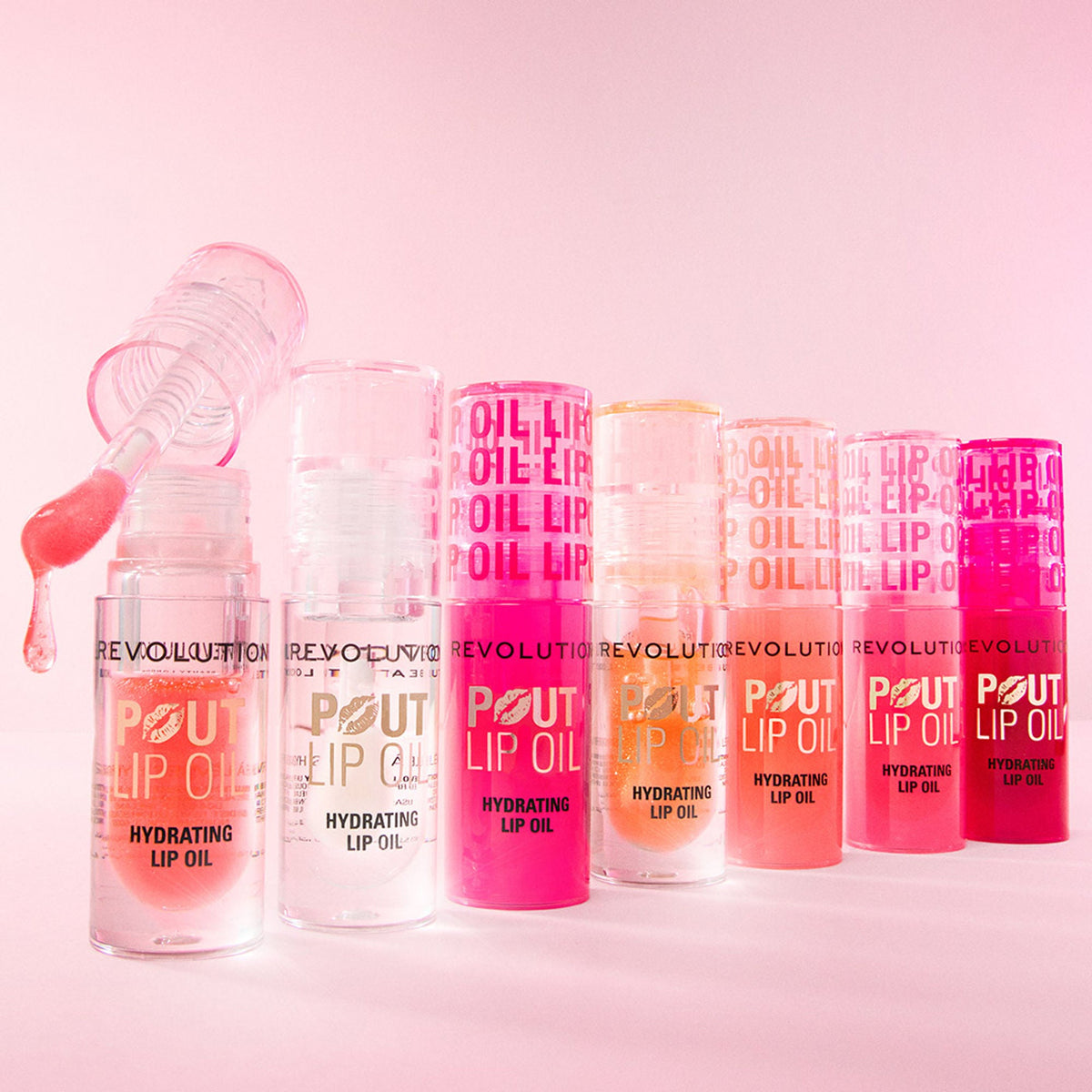 Makeup Revolution Pout Lip Oil - Raspberry Pink | Grocsy