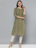 HERE&NOW Striped Kurta | Grocsy